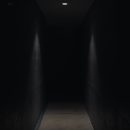 dark lit corridor