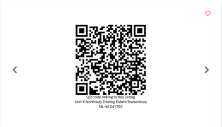 an example of a QR code 