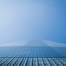 up view of office building