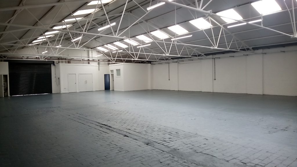 interior open plan warehouse 