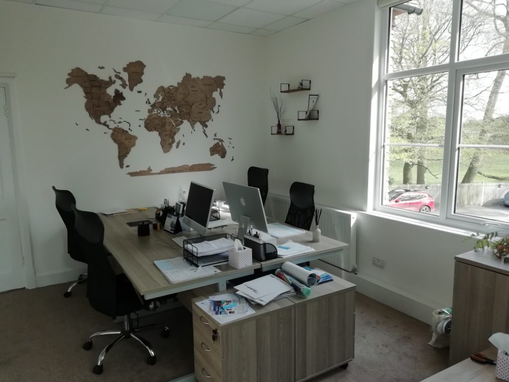 interior of office 