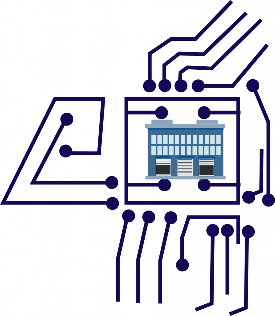 vector illustration of an electronic part 